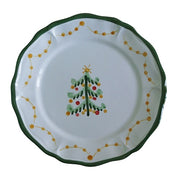 Christmas Natale Magia Dinner Plate, 11" by La Gabbianella