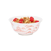 Juliska Country Estate Petal Pink Cereal / Ice Cream Bowl, 6.5", 19 oz w cereal