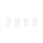 Ichendorf Milano Octave Longdrink Clear Glasses, Set of 4, 15.2 oz