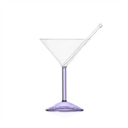 Ichendorf Milano Jelly Lilac Martini Glass + Martini Stick