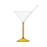 Ichendorf Milano Jelly Yellow Martini Glass + Martini Stick