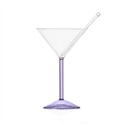 Ichendorf Milano Jelly Lilac Martini Glass + Martini Stick