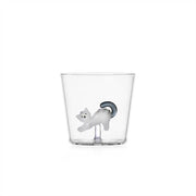 Ichendorf Milano Tabby Cat Glass Tumbler, 11.8 oz