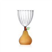 Ichendorf Milano Fruits & Flowers Pear Stemmed Glass, 10 oz.