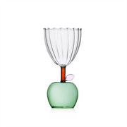 Ichendorf Milano Fruits & Flowers Apple Stemmed Glass, 9.5 oz.