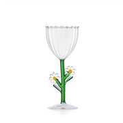 Ichendorf Milano Botanica Daisy Optic Stemmed Glass, 9.5 oz.