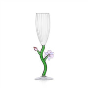 Ichendorf Milano Botanica Orchid Optic Champagne Flute, 5.4 oz.