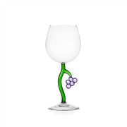 Ichendorf Milano Fruits & Flowers Stemmed Wine Glass, 11.8 oz.