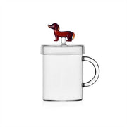 Ichendorf Milano Dog Collection Dachshund Mug with Lid