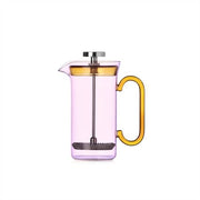 Ichendorf Milano Clarinette French Press,  Pink with Yellow Handle