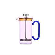 Ichendorf Milano Clarinette French Press, Pink with Blue Handle