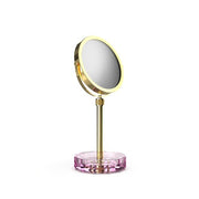 Kristall Cosmetic Mirror with Shelf, Gold 24 Carat/Glass by Decor Walther