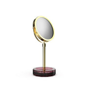 Kristall Cosmetic Mirror with Shelf, Gold 24 Carat/Glass by Decor Walther