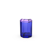 Kristall Dual Color Glass Multi-Purpose Box with Lid by Decor Walther
