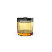 Kristall Dual Color Glass Tissue Box by Decor Walther