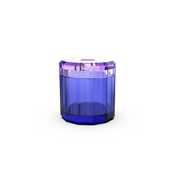 Kristall Dual Color Glass Tissue Box by Decor Walther