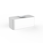 DW Stone UTBMD White Matte Multi-Purpose Box with Lid by Decor Walther