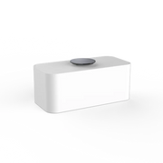 DW Stone UTBMD White Matte Multi-Purpose Box with Lid by Decor Walther
