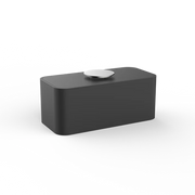 DW Stone UTBMD Black Matte Multi-Purpose Box with Lid by Decor Walther
