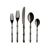 Bali Black Gold Flatware by Mepra