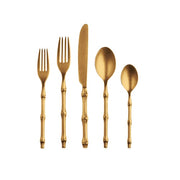 Bali Pewter Gold Flatware by Mepra