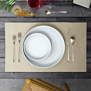 Neve Ice Champagne Flatware by Mepra