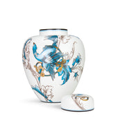 Florentine Turquoise Lidded Vase 10" by Wedgwood