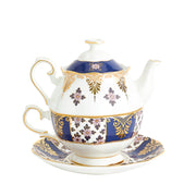 100 Years 1900 Regency Blue Tea for One, 16.9 oz. by Royal Albert