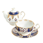 100 Years 1900 Regency Blue Tea for One, 16.9 oz. by Royal Albert