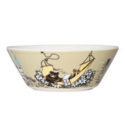 Moomin Muskrat Beige Bowl, 5.9-Inch by Arabia