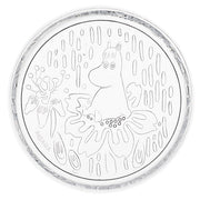 Moomin Plate, Clear Glass, 6-Inch by Arabia