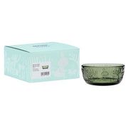 Moomin Bowl, Green Glass, 11.8 oz. by Arabia