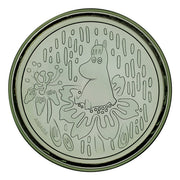 Moomin Plate, Green Glass, 6-Inch by Arabia