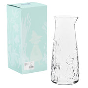 Moomin Pitcher, Clear Glass, 33.8 Ounce by Arabia