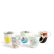 100 Years 1920-1960 Set of 5 Mugs, 13.5 oz. by Royal Albert