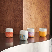 Fluted Contrast Marble Mug, 11 oz. by Royal Copenhagen