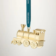 Steam Train Golden Ornament by Waterford