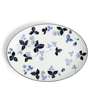 Wild Strawberry Inky Blue Oval Serving Plate 11.7" by Wedgwood