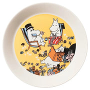 Moomin Family Time Plate, 7.4-Inch by Arabia