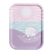Moomin Beach Day Rectangular Serving Tray, 10.6-Inch by Arabia