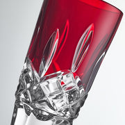 Lismore Red Shot Glass, 1.5 oz., Set of 4 by Waterford