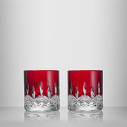 Lismore Red Tumbler Straight, 6 oz., Set of 2 by Waterford
