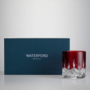 Lismore Red Tumbler Straight, 6 oz., Set of 2 by Waterford