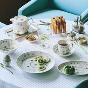 Green Fluted Plain Porcelain Cup & Saucer by Royal Copenhagen