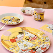 Moomin Family Time Yellow Serving Plate, 11.8-Inch by Arabia