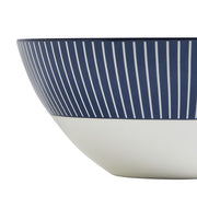 Gio Pinstripe Blue Cereal Bowl, 6.2" by Wedgwood