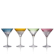 Mixology Color Martini Glasses, Mixed Set of 4, 8.5 oz. by Waterford
