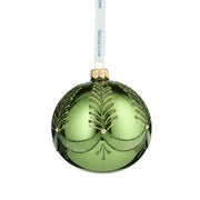 Holiday Heirlooms Green Bauble Ornament by Waterford
