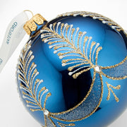 Holiday Heirlooms Blue Bauble Ornament by Waterford