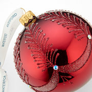 Holiday Heirlooms Red Bauble Ornament by Waterford